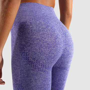 High Waist Seamless Yoga Leggings – Tummy Control Fit