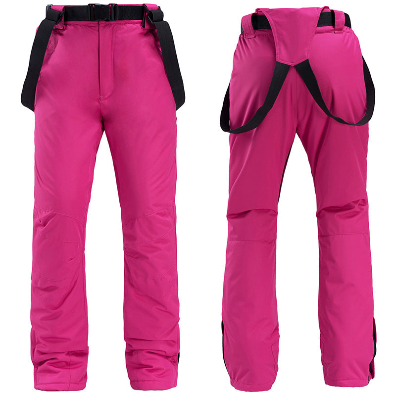 Unisex Ski Bib Pants – Waterproof Windproof Warmth