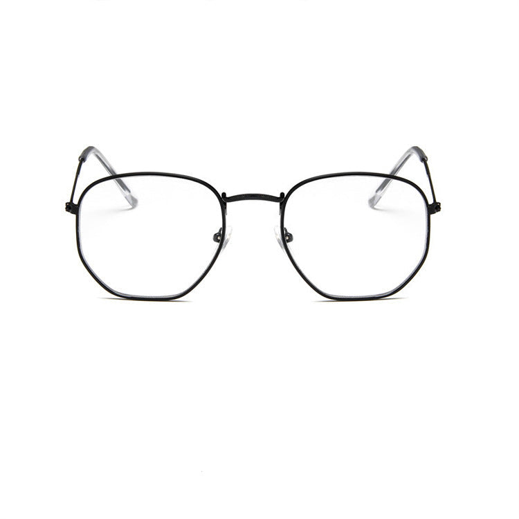 Retro Square Metal Sunglasses – UV400 Driving Care