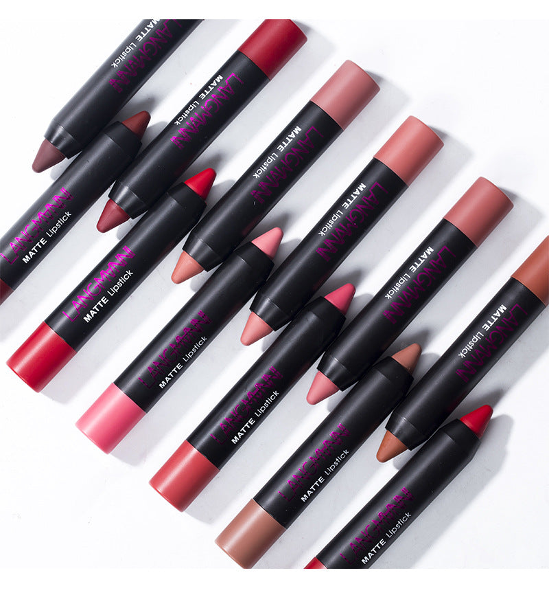 Velvet Matte Lip Gloss Set with Mate – 12 Color Kit