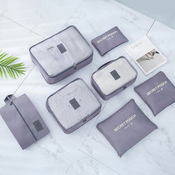 Travel Packing Cubes Set – Waterproof Luggage Organizers