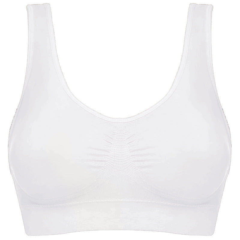 Plus Size Seamless Sports Bra – Double Layer Yoga Vest