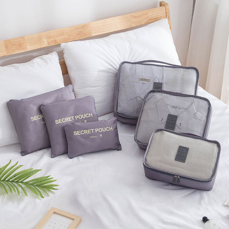 Travel Packing Cubes Set – Waterproof Luggage Organizers
