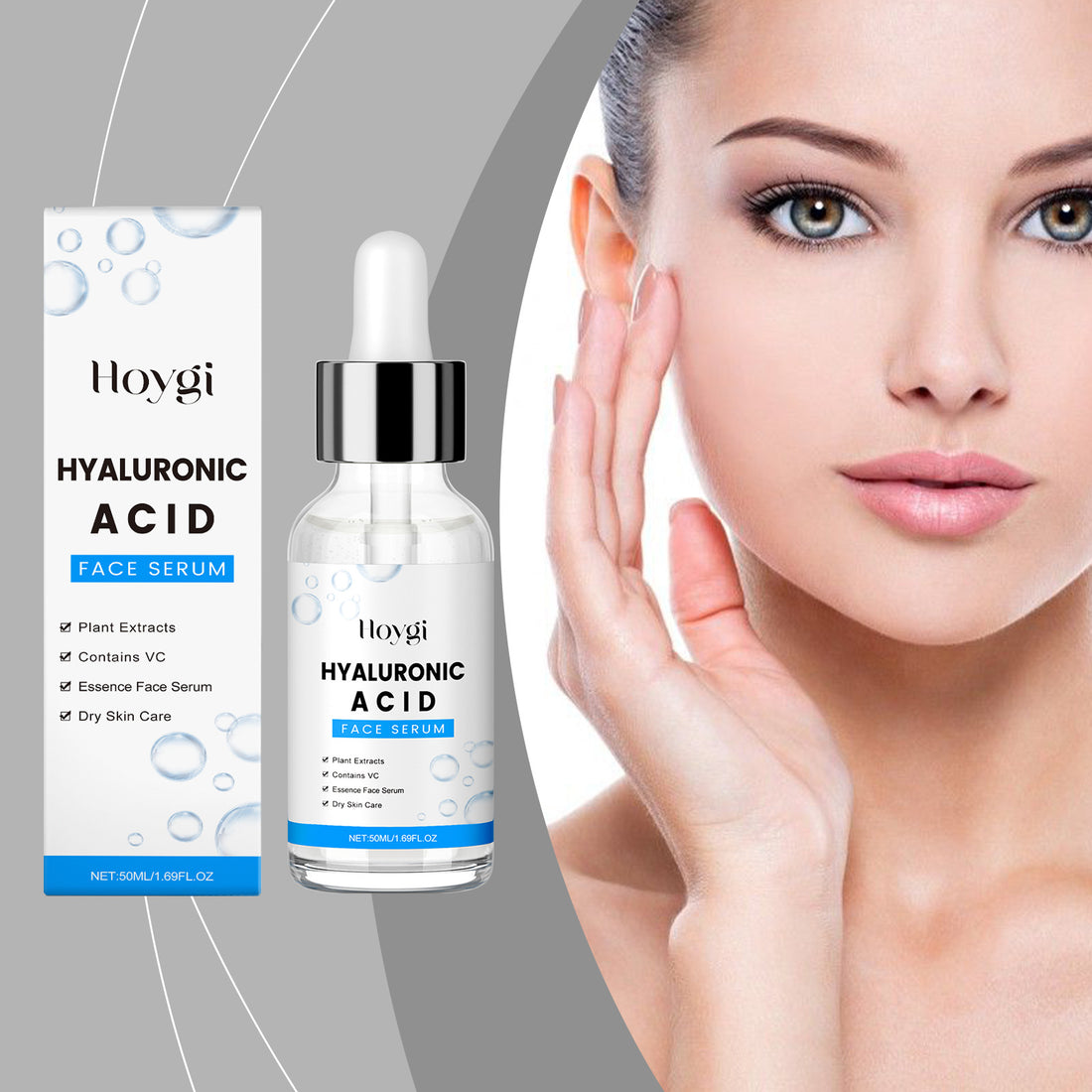 Hyaluronic Acid Facial Serum – Deep Hydrating Glow