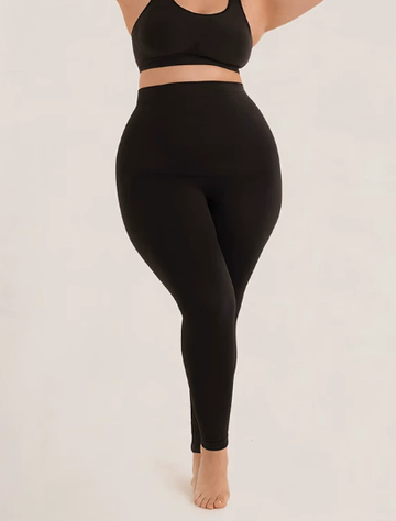 Anti-Rolling Shaping Leggings – High Waist Slimming Fit